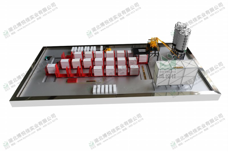 輕質(zhì)隔墻板生產(chǎn)線模型