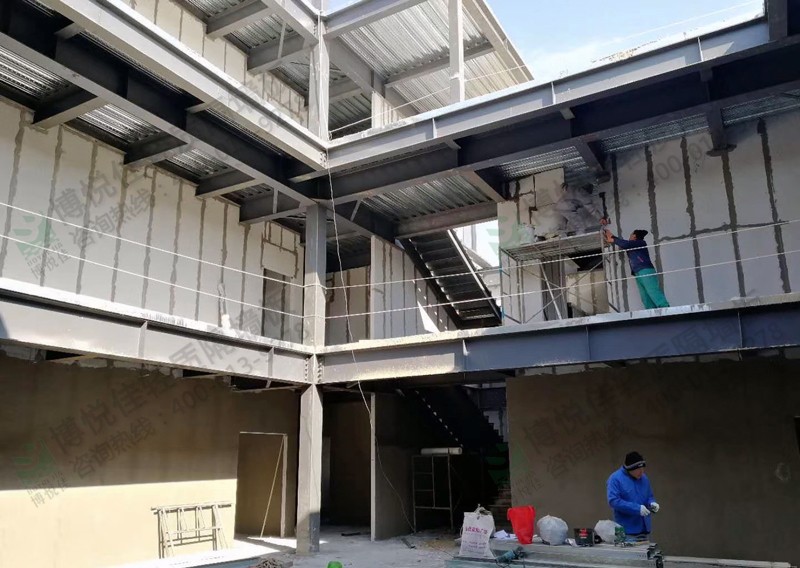 博悅佳輕質(zhì)隔墻板在鋼結(jié)構(gòu)中的應(yīng)用案例