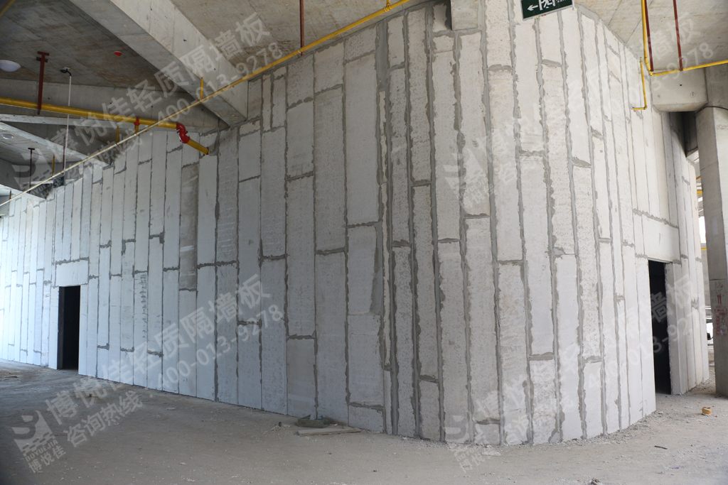 博悅佳工程案例圖片欣賞：新城陽光國際廣場輕質(zhì)隔墻工程