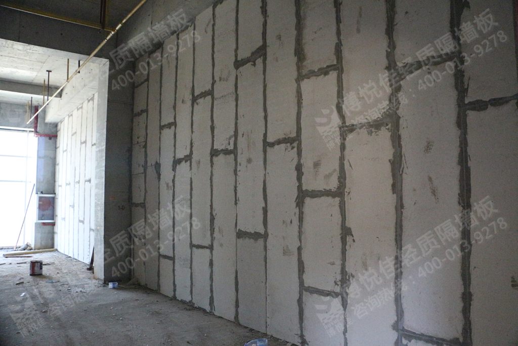 博悅佳工程案例圖片欣賞：新城陽光國際廣場輕質(zhì)隔墻工程