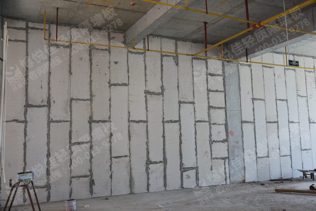 博悅佳工程案例圖片欣賞：新城陽光國際廣場輕質(zhì)隔墻工程