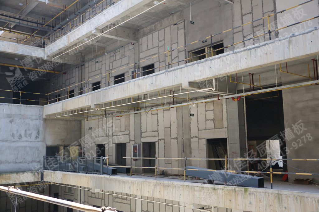 博悅佳工程案例圖片欣賞：新城陽光國際廣場輕質(zhì)隔墻工程