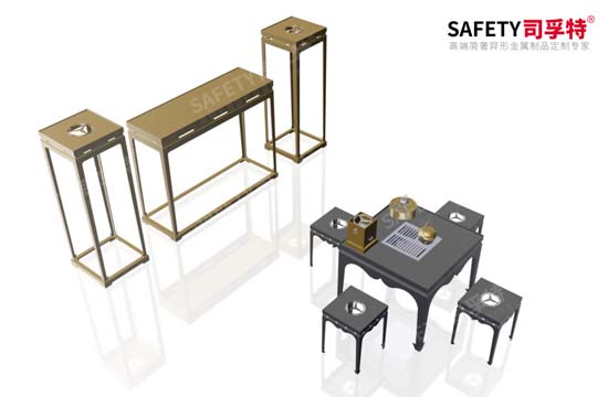 圍爐煮茶 | 感受人間煙火氣，消防安全莫大意。[炭火爐|鋼圍爐|精制鋼圍爐茶桌]