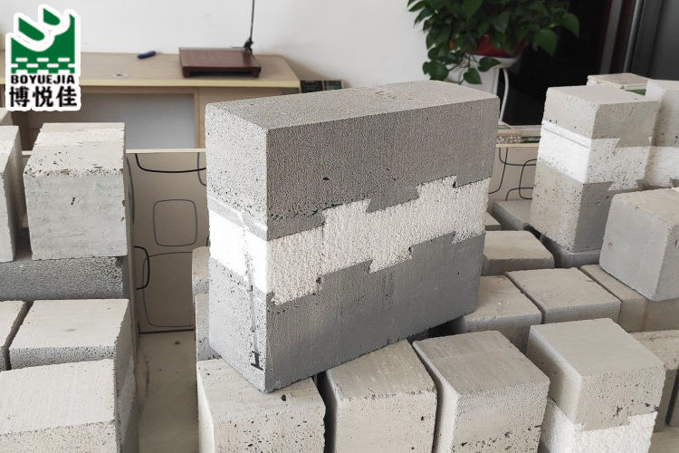 復(fù)合夾芯自保溫砌塊，自保溫外墻一體板樣品圖2